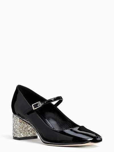 Kate Spade Kornelia Patent Leather Mary Jane Pumps In Black