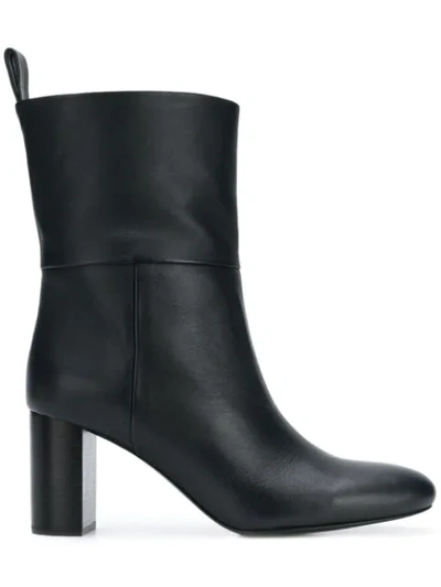 Jil Sander Classic Ankle Boots In Blue