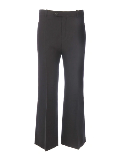 Chloé Cropped Flared Trousers In Black