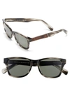 Shwood 'canby' 53mm Polarized Sunglasses - Pearl Grey/ Elm/ G15