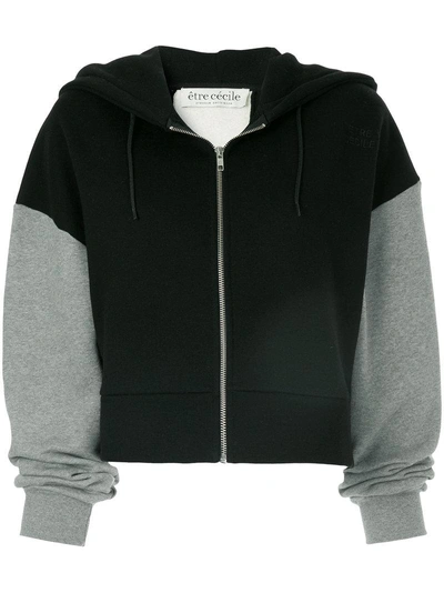 Etre Cecile Être Cécile Oversized Zip Hoodie - Black