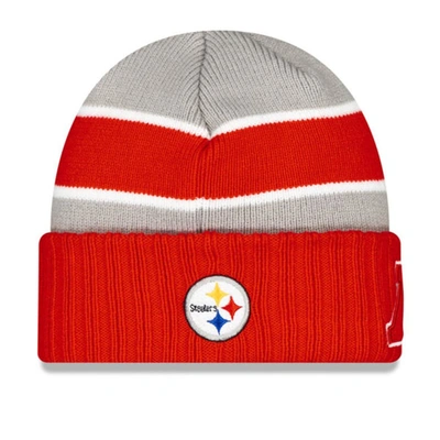New Era Gray Pittsburgh Steelers 2024 Nfl Pro Bowl Cuffed Knit Hat