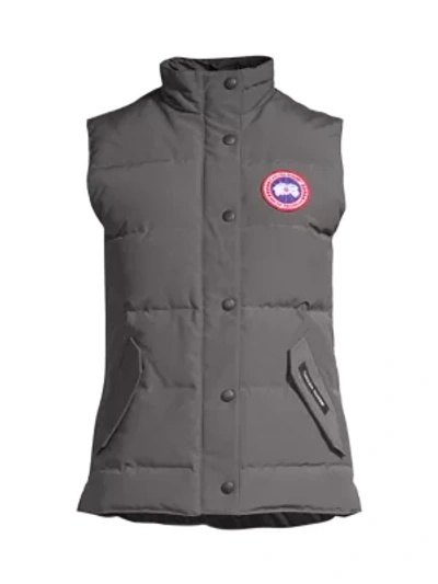 Canada Goose Freestyle Down Vest In Graphite