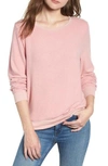 Wildfox Baggy Beach Jumper Pullover In Taupe Rose
