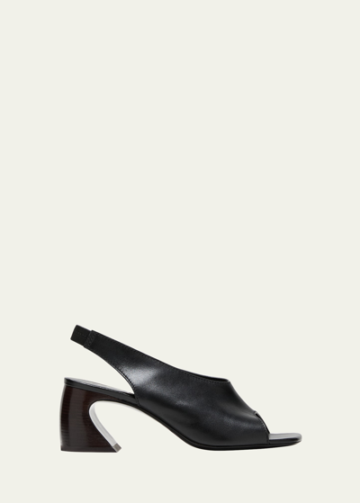 3.1 Phillip Lim / フィリップ リム Leather Slingback Sandals In Black