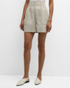 Co Sack Wool-blend Cargo Shorts In Clay