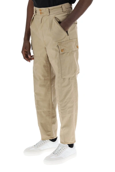 Polo Ralph Lauren Cotton Cargo Trousers In Neutral