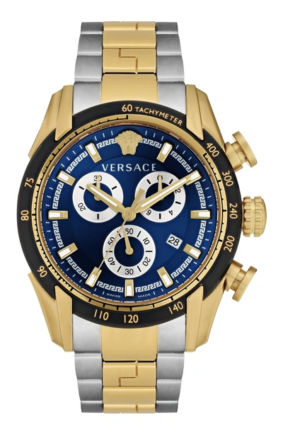 Versace Men's V-ray 44mm Quartz Watch In Multi