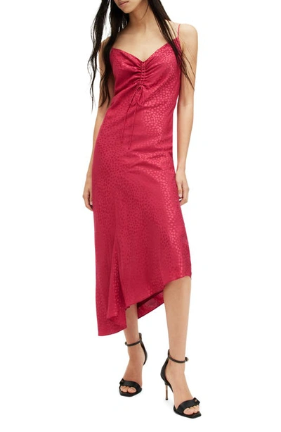 knee length dresses for ladies Jungle Flight V Neck Midi Slip Dress main image 1