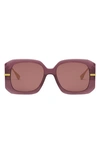 Fendi Graphy Anagram Butterfly Acetate Sunglasses In Violet