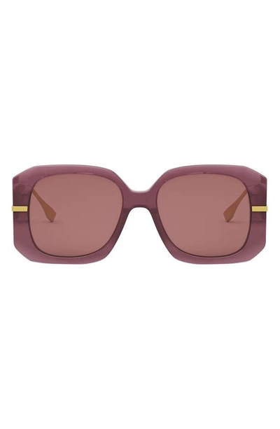 Fendi Graphy Anagram Butterfly Acetate Sunglasses In Violet