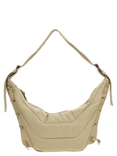 Lemaire Soft Game Crossbody Bag In Ivory