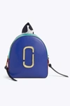 Marc Jacobs Pack Shot Leather Backpack - Blue In Academy Blue/multicolor