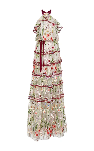 Alexis Glory Floral Embroidered Gown | ModeSens