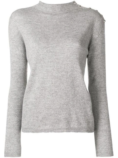 Liu •jo Liu Jo Mock Knit Sweater - Grey