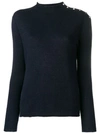 Liu •jo Liu Jo Mock Knit Sweater - Blue