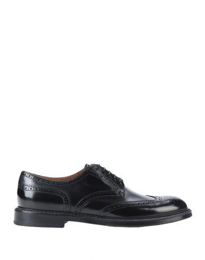 Doucal's Lace-up Shoes In Black