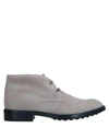 Tod's Ankle Boots In Dove Grey