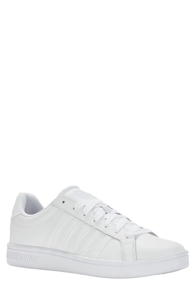 K-swiss Court Tiebreak Sneaker In White/ White/ White