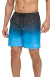 Calvin Klein Core Volley Swim Trunks In Black