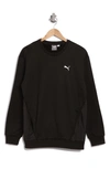 Puma Open Road Crewneck Pullover Sweatshirt In  Black