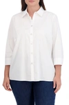 Foxcroft Kelly Button-up Shirt In White