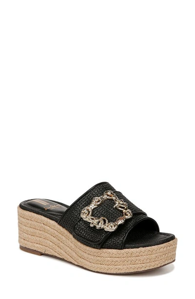 Sam Edelman Celia Platform Slide Sandal In Black