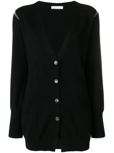 Fabiana Filippi Button-up Cardigan In Black