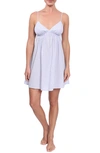 Everyday Ritual Babydoll Chemise In Blue Whisper