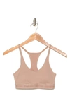 Calvin Klein Refined Rib Lightly Lined Bralette In Cedar