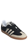 Adidas Originals Samba Sneaker In Black/ White/ Silver Met.