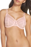 Chantelle Lingerie Revele Moi Perfect Fit Underwire Bra In Blushing Pink