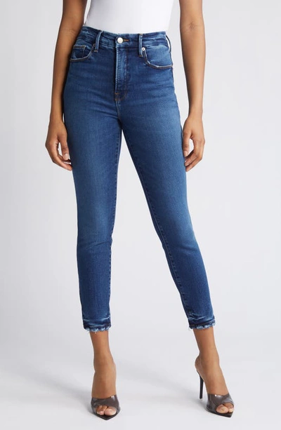 Good American Good Legs Crop Skinny Jeans In Indigo563