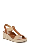 Vionic Calera Espadrille Wedge Sandal In Camel