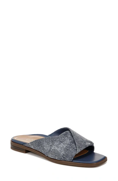 Vionic Miramar Slide Sandal In Denim Blue