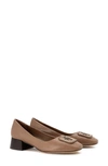 Tory Burch Georgia Pump In Dark Almond Flour