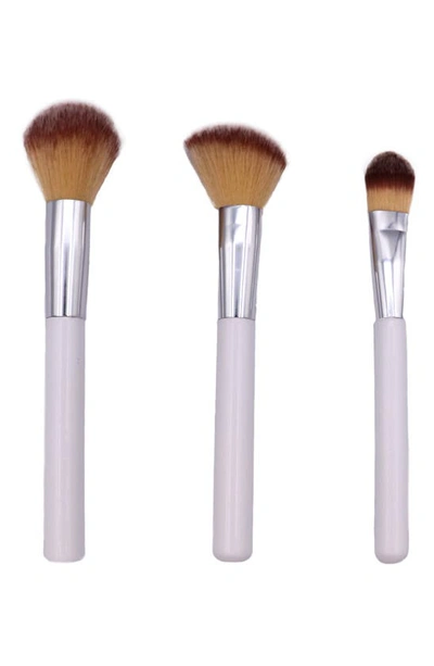 Danielle Cosmetic 6-piece Deluxe Brush Set In White
