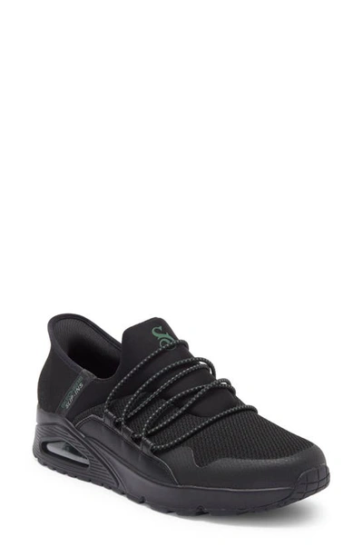 Skechers Uno-laid Back Sneaker In Black