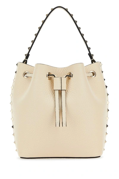 Valentino Garavani Bucket Bags In White