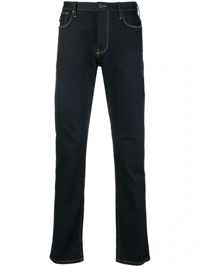 Emporio Armani 5 Pocket Denim Jeans Dark Denim  Man