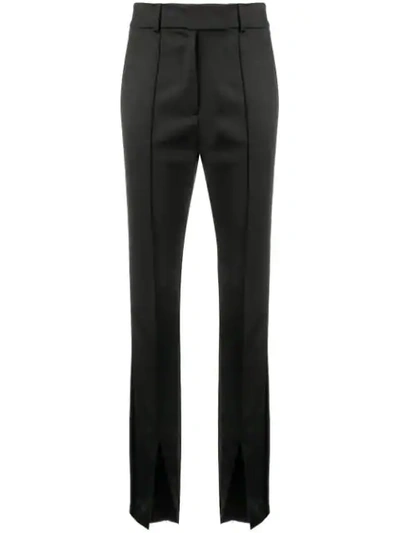 Ssheena Slit Cuff Skinny Trousers In Black