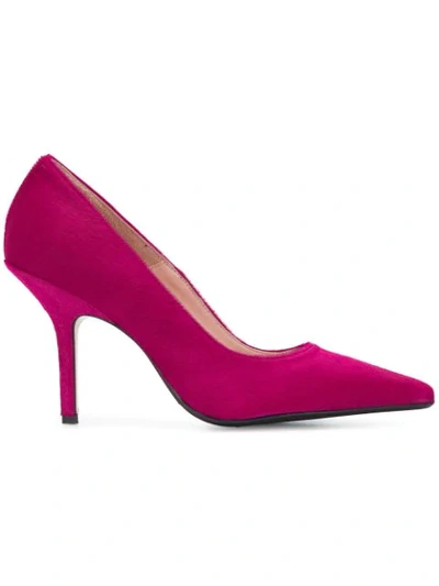 Anna F . Classic Pointed Pumps - Pink