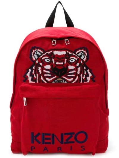 Kenzo Tiger Backpack - Red