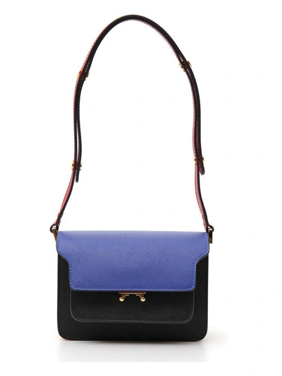 Marni Mini Trunk Shoulder Bag In Multi