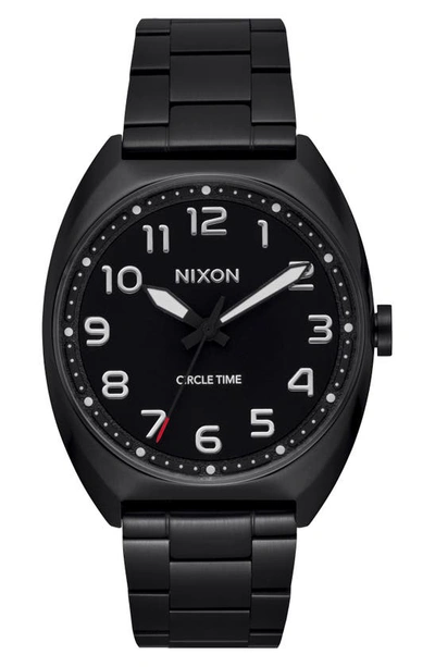 Nixon Mullet Bracelet Watch, 38mm In Black / Black