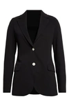 Eleventy Double Breasted Blazer In Black