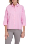 Foxcroft Kelly Button-up Shirt In Bubblegum