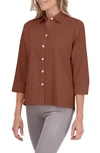 Foxcroft Kelly Button-up Shirt In Macchiato