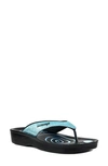 Aerosoft Glitter Strap Sandal In Blue