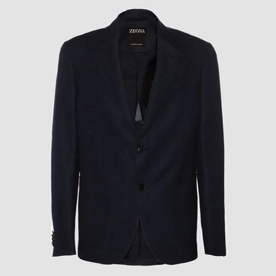 Zegna Jackets In Blue
